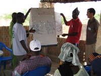 image: Training session with hotel managers in Dourou